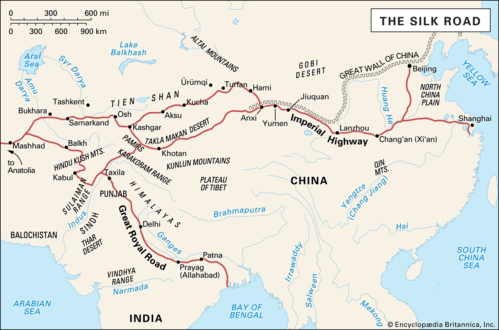 Cities on the Silk Road